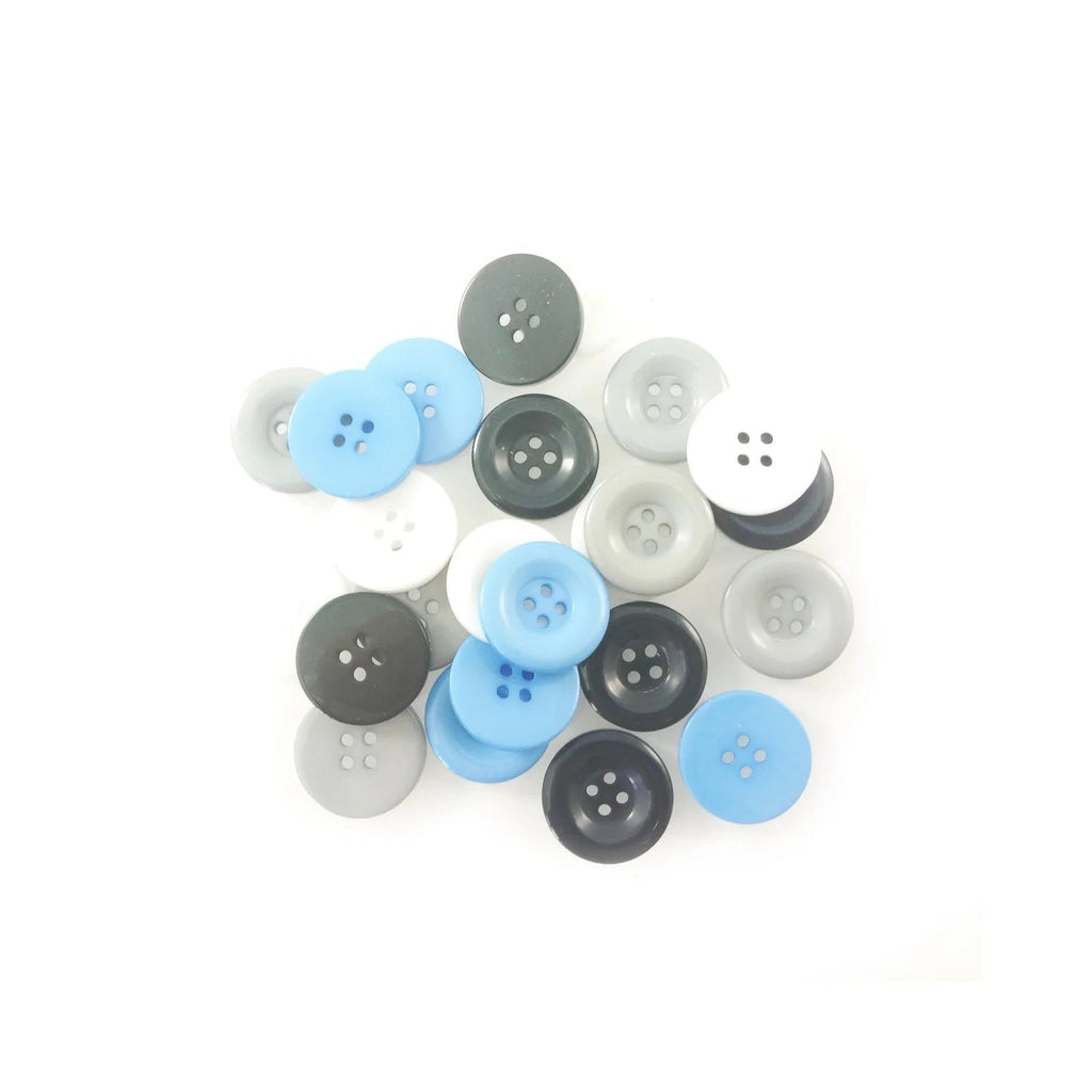 20pcs 18mm Round Resin Buttons 4-Hole Colourful DIY