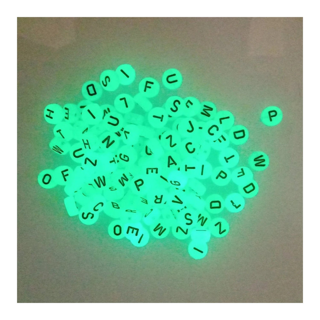 Alphabet Letters Spacer Beads 7mm x 4mm – 100pcs