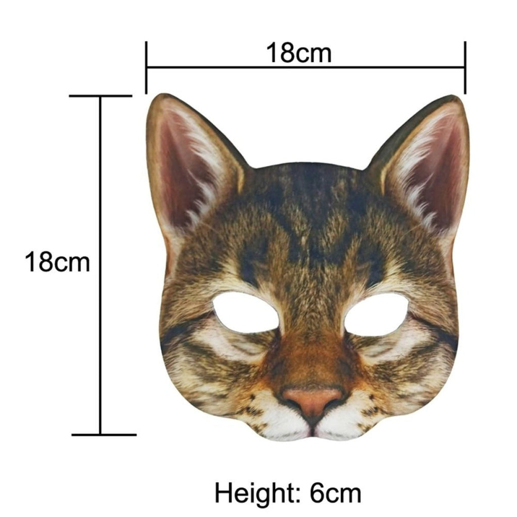 Cat Mask Halloween Children Half Face Party Prop