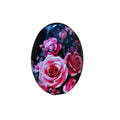Oval Flower Glass Cabochon 30x40mm (2 pcs) – Pattern 1 - 18x25mm
