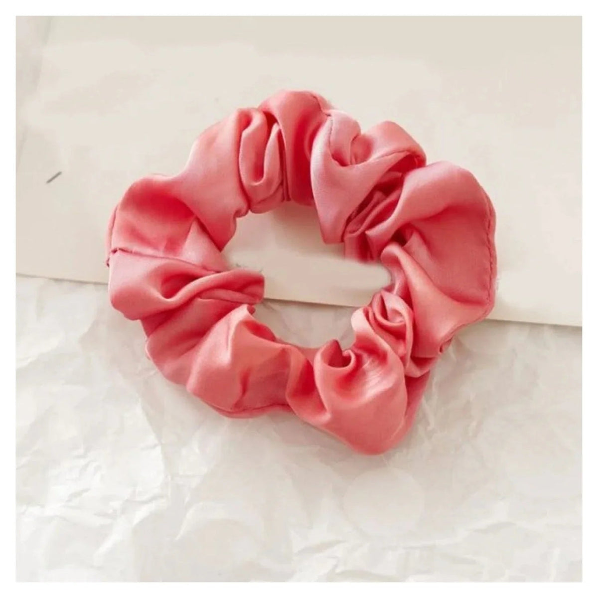 Scrunchy Elastic Hair Band Ponytail – Brown, Pink, Black, Coffee