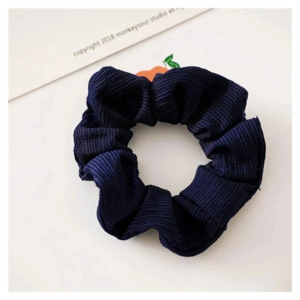Scrunchy Elastic Hair Band Ponytail – Brown, Pink, Black, Coffee