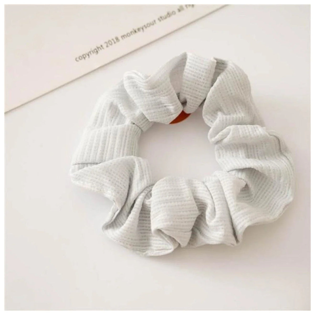 Scrunchy Elastic Hair Band Ponytail – Brown, Pink, Black, Coffee