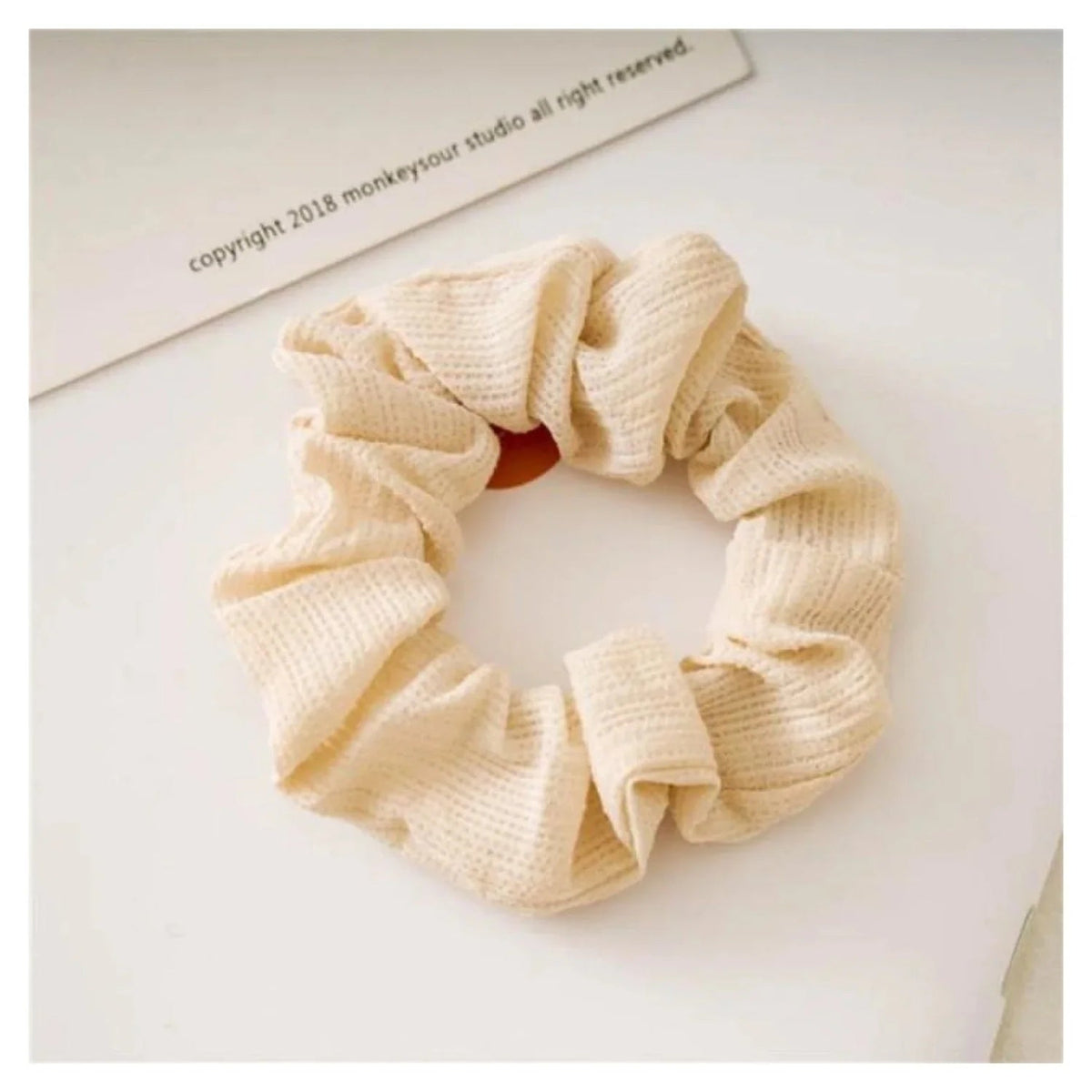 Scrunchy Elastic Hair Band Ponytail – Brown, Pink, Black, Coffee