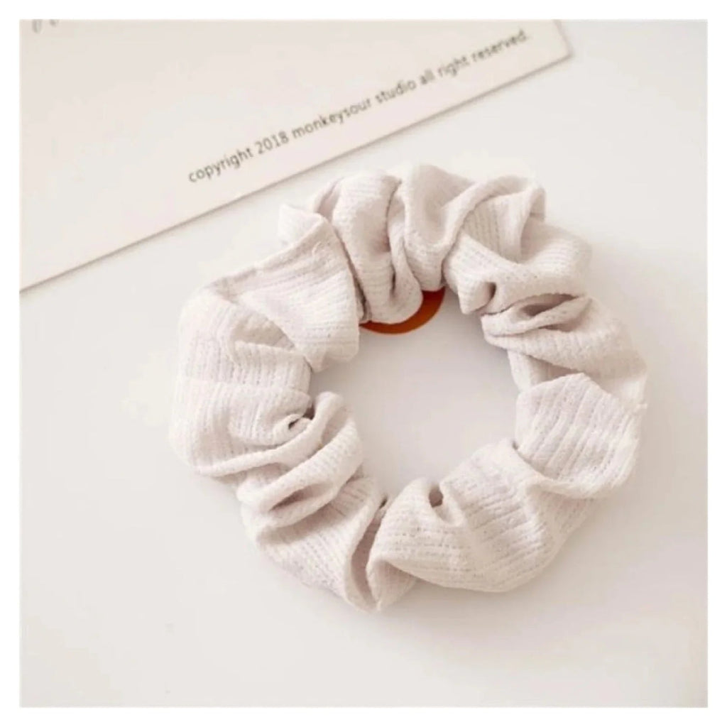 Scrunchy Elastic Hair Band Ponytail – Brown, Pink, Black, Coffee