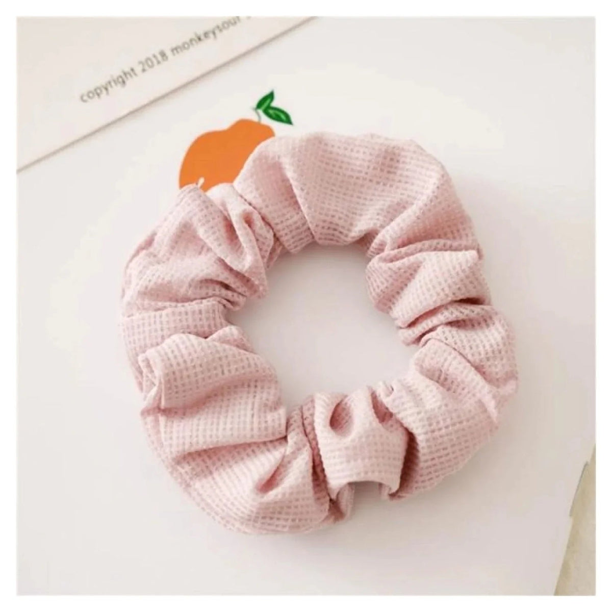 Scrunchy Elastic Hair Band Ponytail – Brown, Pink, Black, Coffee
