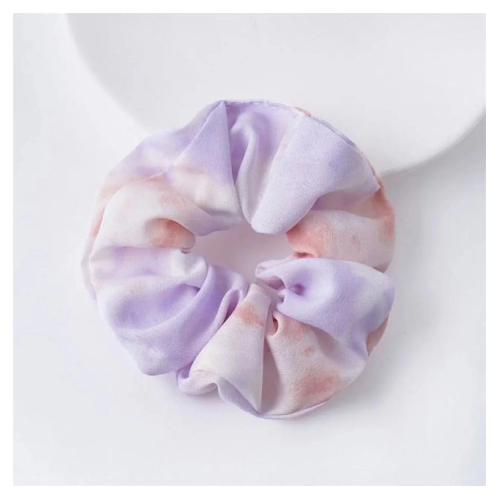 Scrunchy Elastic Hair Band Ponytail – Brown, Pink, Black, Coffee