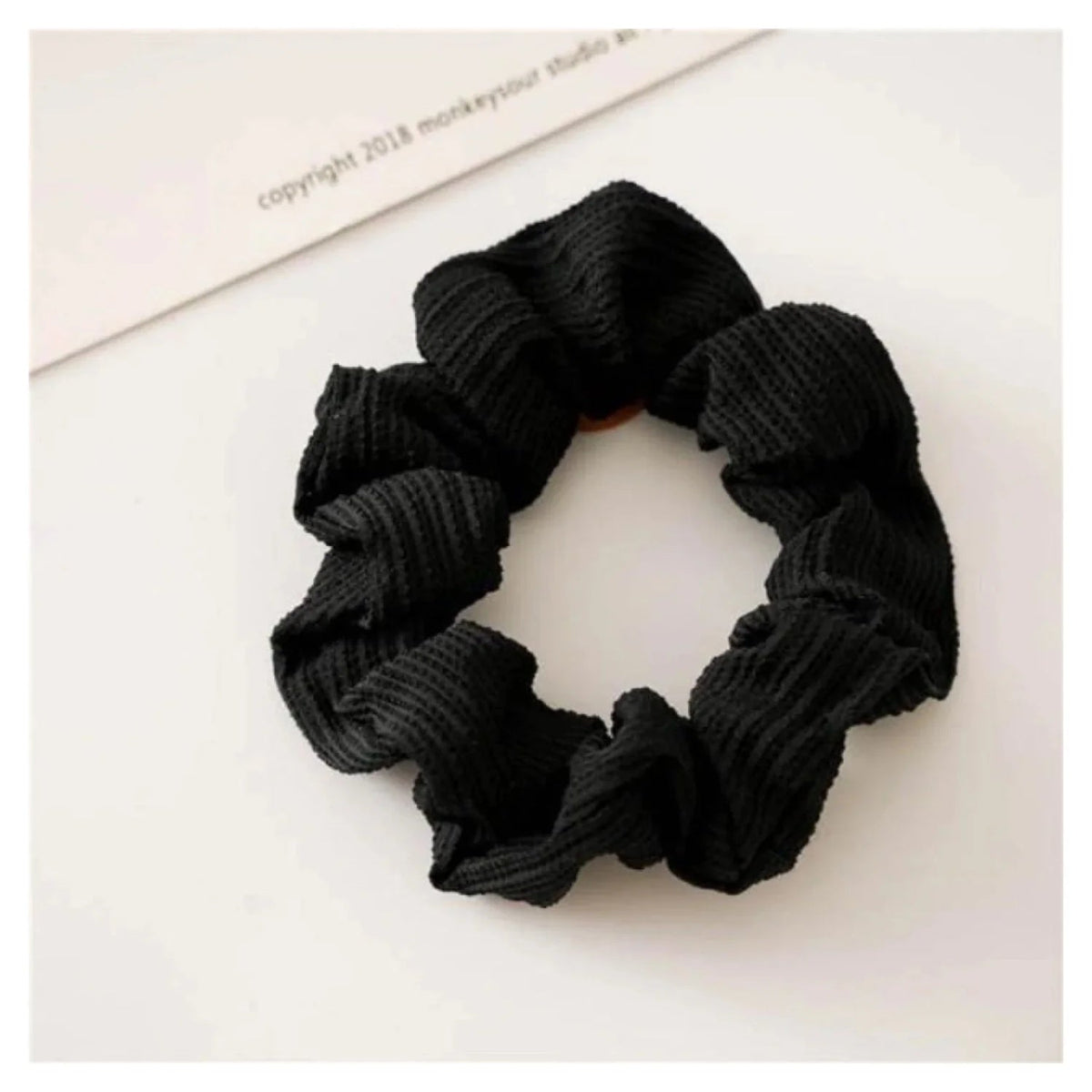 Scrunchy Elastic Hair Band Ponytail – Brown, Pink, Black, Coffee