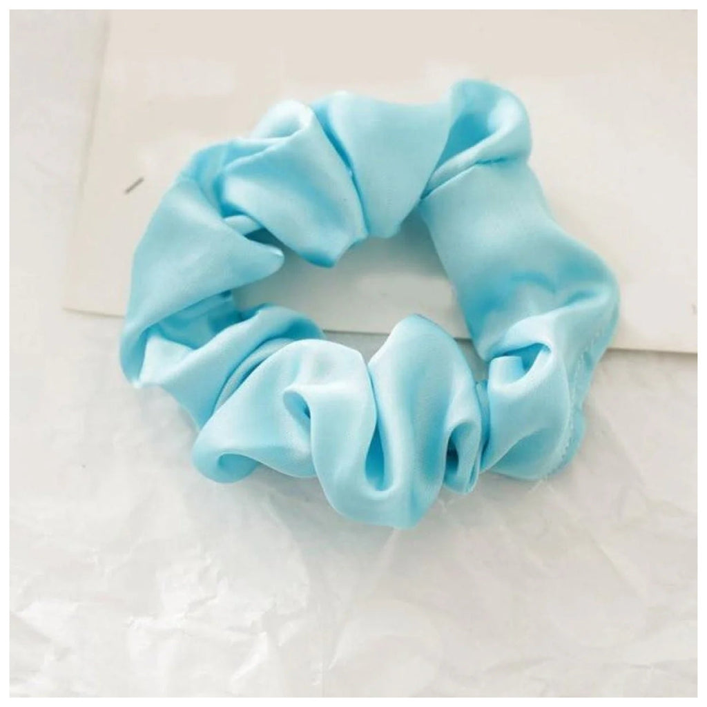 Scrunchy Elastic Hair Band Ponytail – Brown, Pink, Black, Coffee
