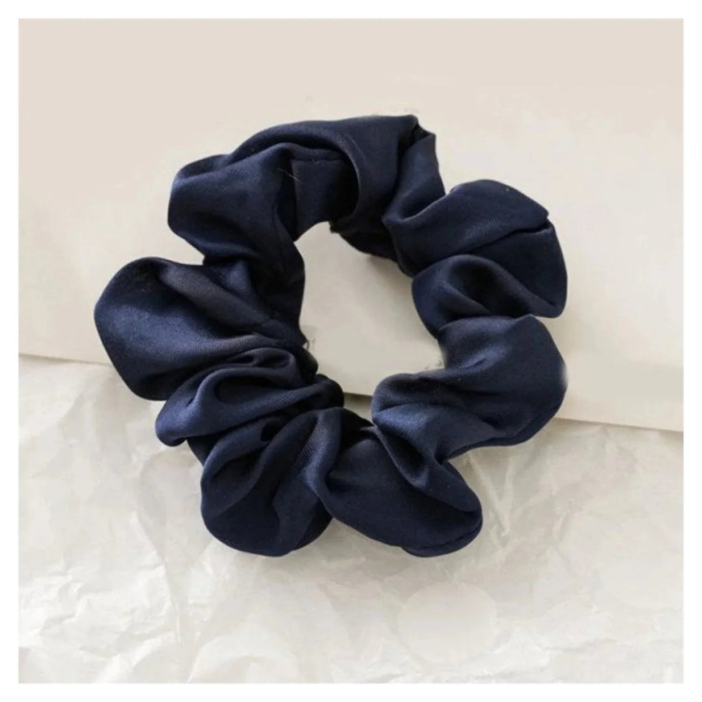 Scrunchy Elastic Hair Band Ponytail – Brown, Pink, Black, Coffee