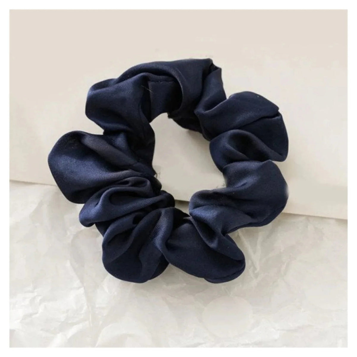 Scrunchy Elastic Hair Band Ponytail – Brown, Pink, Black, Coffee