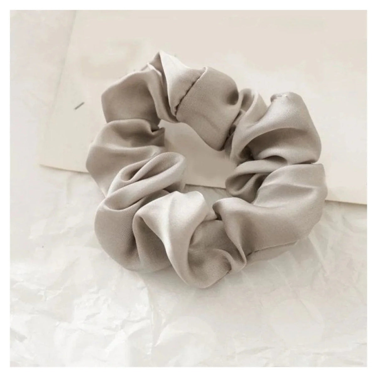 Scrunchy Elastic Hair Band Ponytail – Brown, Pink, Black, Coffee