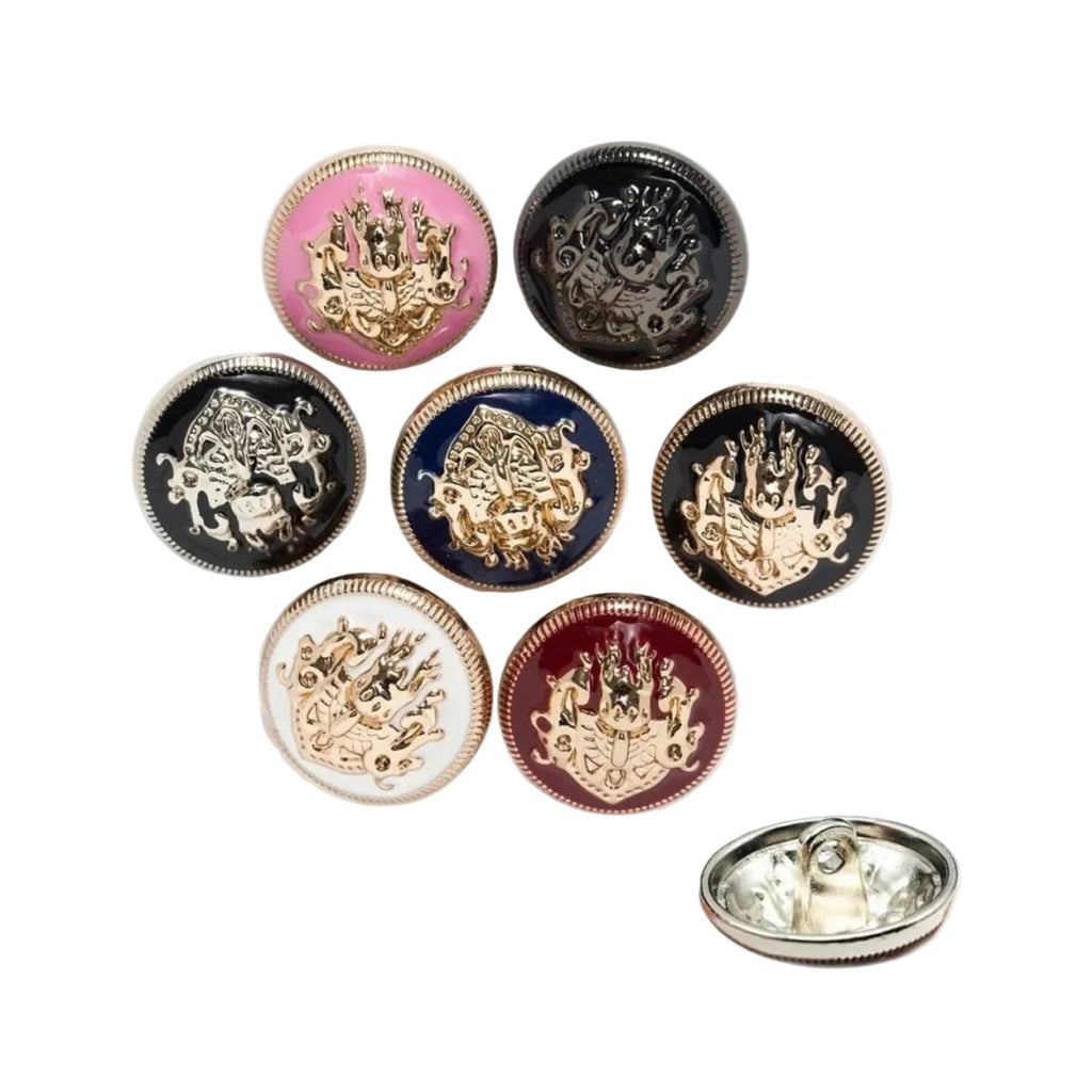 Lion Metal Brooch Set 2 or 6 Pieces 10-25mm