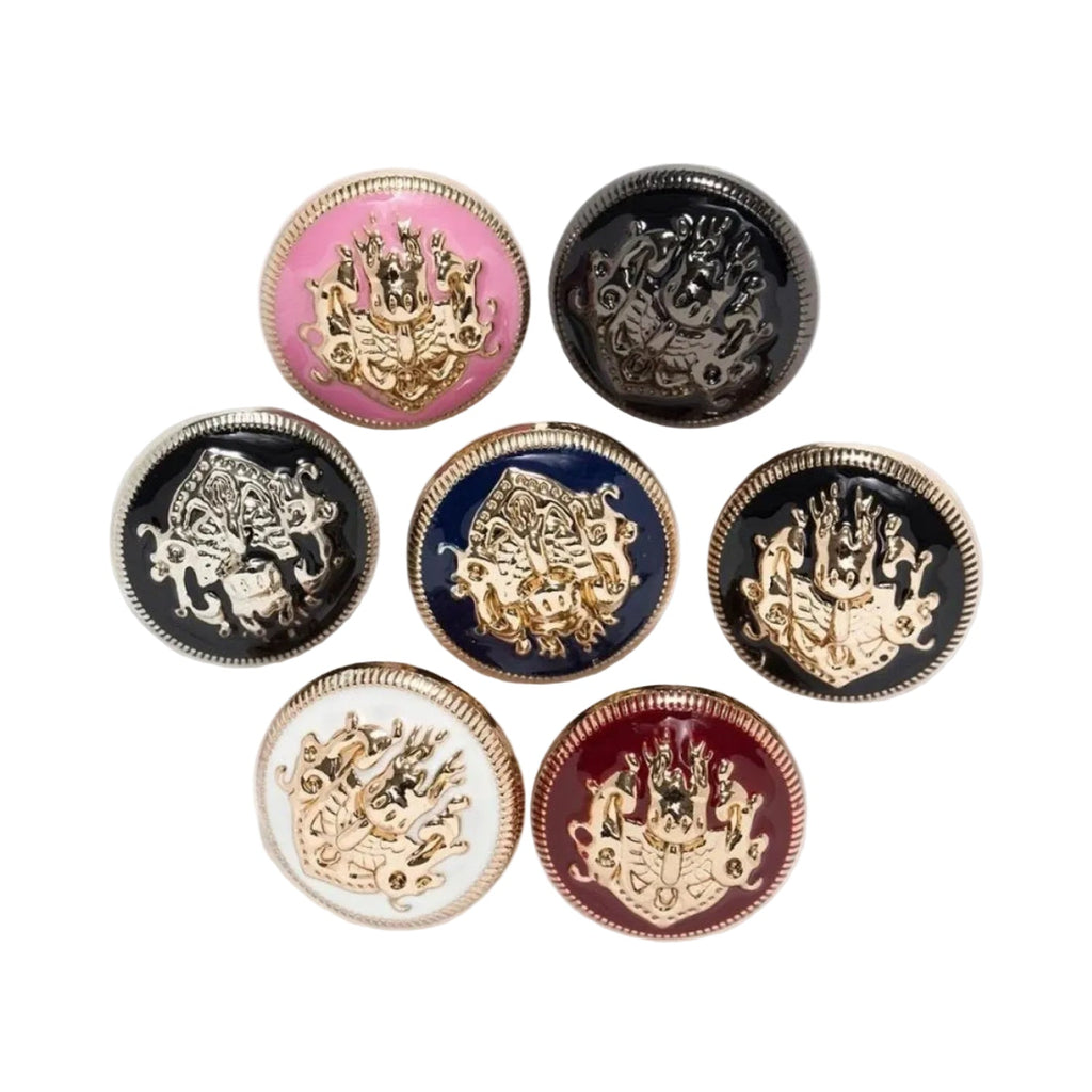 Lion Metal Brooch Set 2 or 6 Pieces 10-25mm