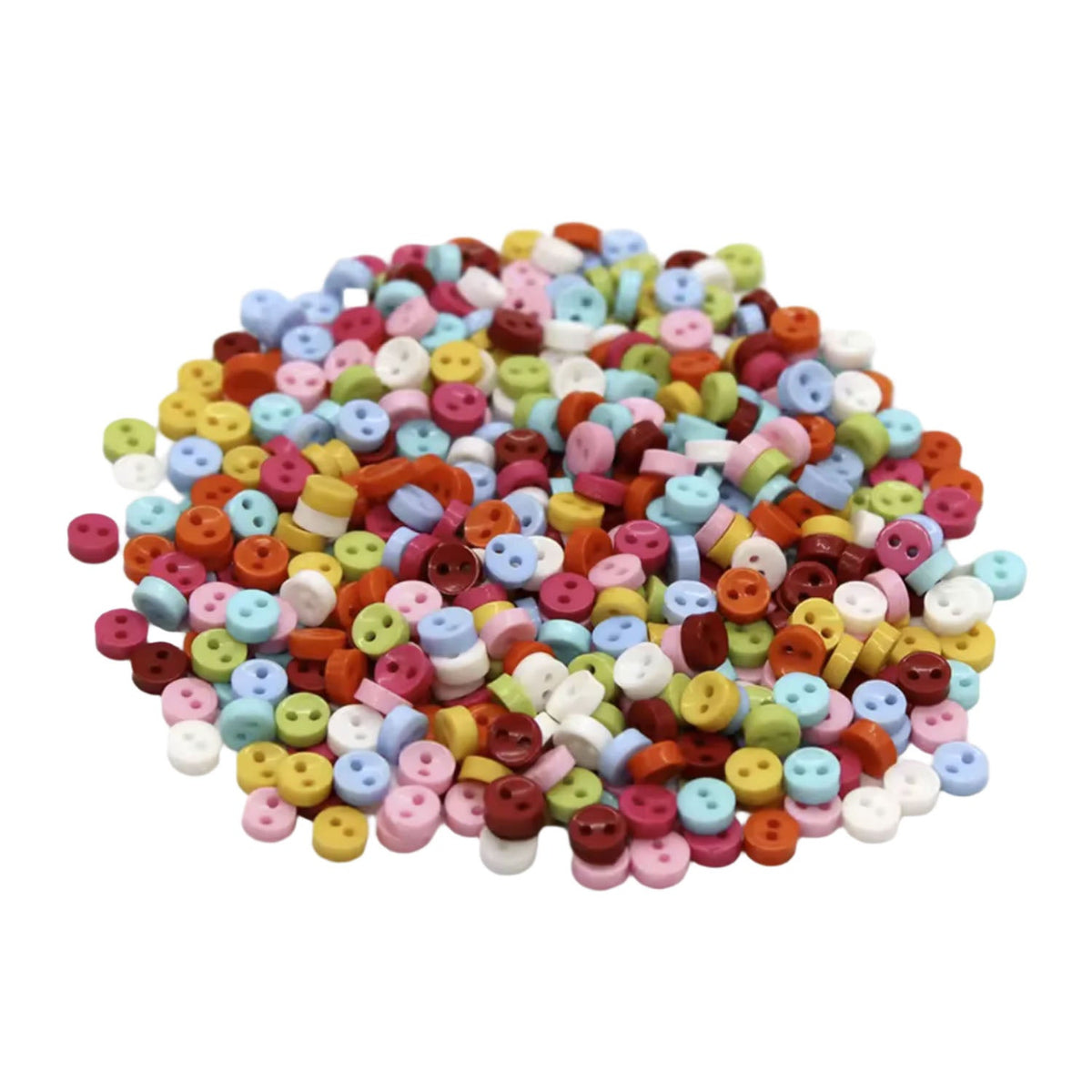 6mm Mixed Mini Tiny Plastic Buttons – 20pcs, 100pcs, 200pcs
