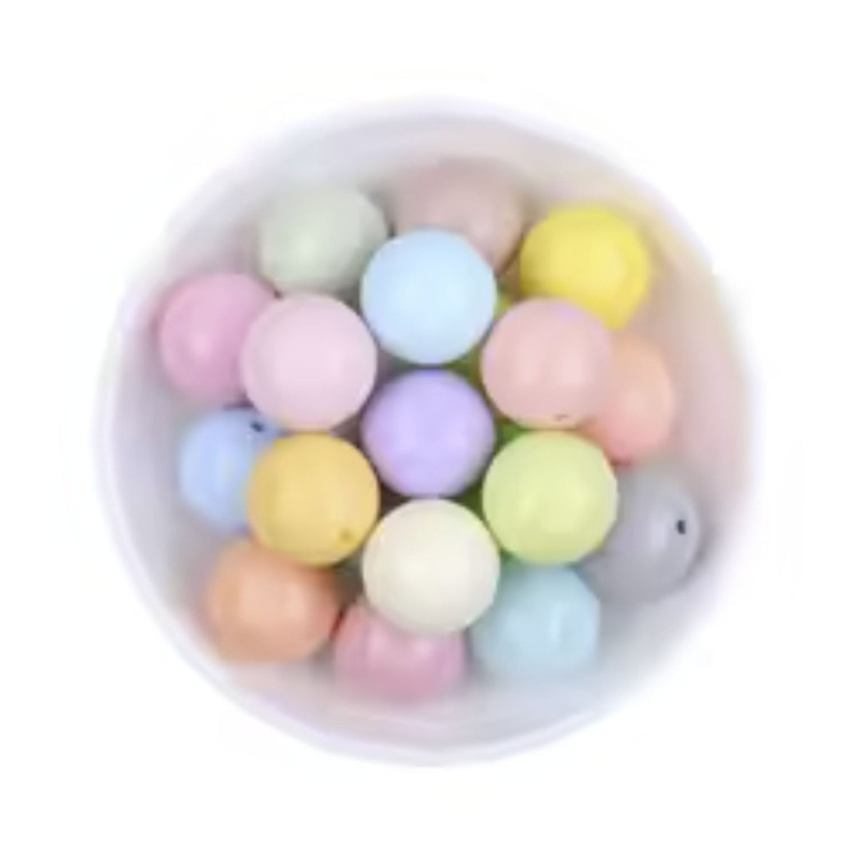Resin Printed Round Beads 6mm-16mm – 20 or 180 pcs – 16mm Pastel / 20pcs, 16mm Pastel / 180pcs