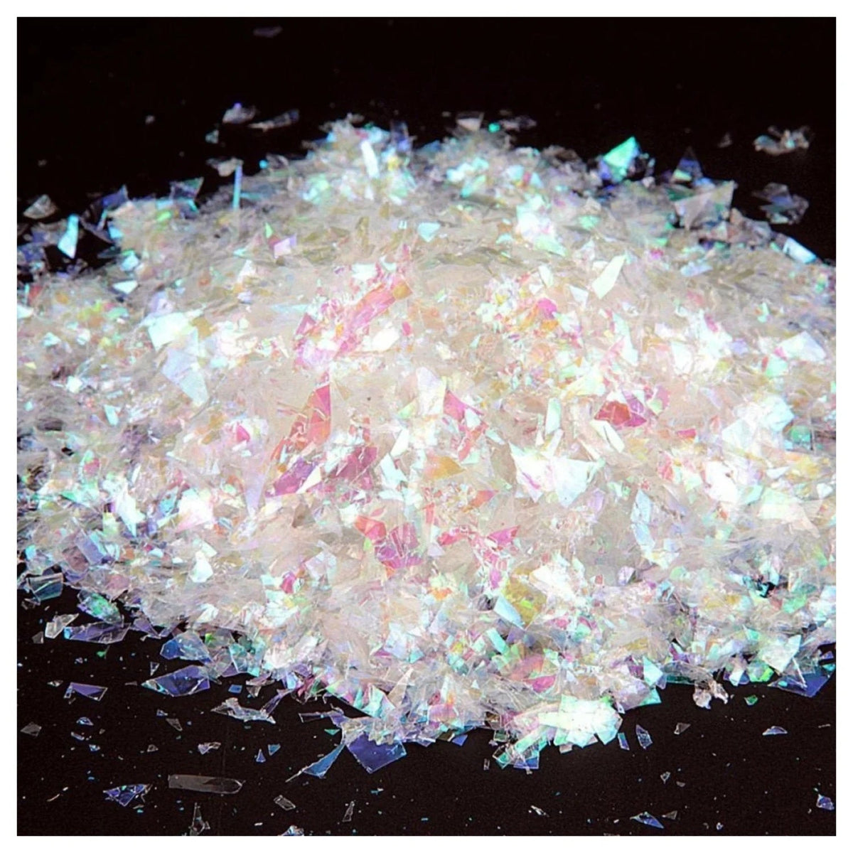 200g Holographic Nail Flake Glitter 3D Sequin