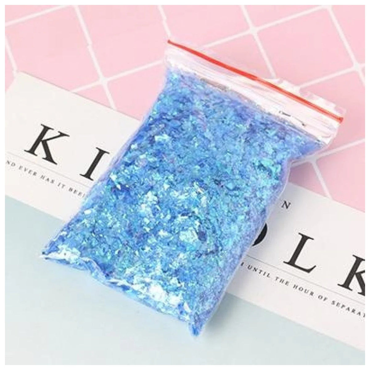 200g Holographic Nail Flake Glitter 3D Sequin