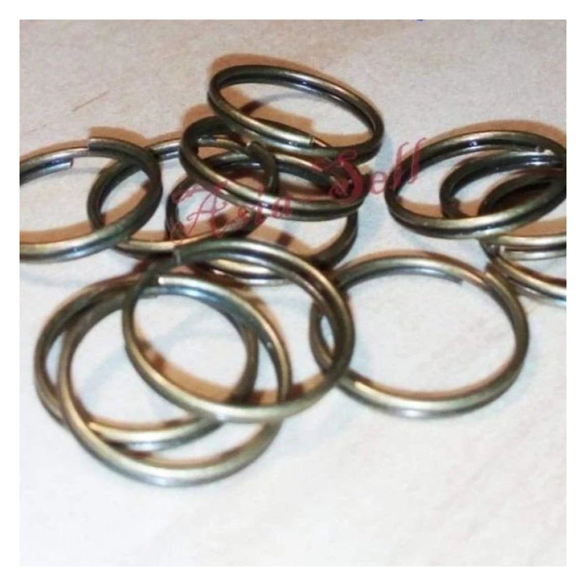 200pcs 8mm Bronze Split Key Rings Small Double Loop