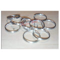 200pcs 8mm Light Silver Split Key Rings