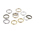 200pcs Mixed Colours 4mm-12mm Split Key Rings Small – 12mm, 10mm, 8mm, 6mm, 5mm, 4mm