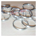 200x 10mm Light Silver Split Key Rings