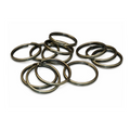 200 12mm Bronze Split Key Rings Small Double Loop