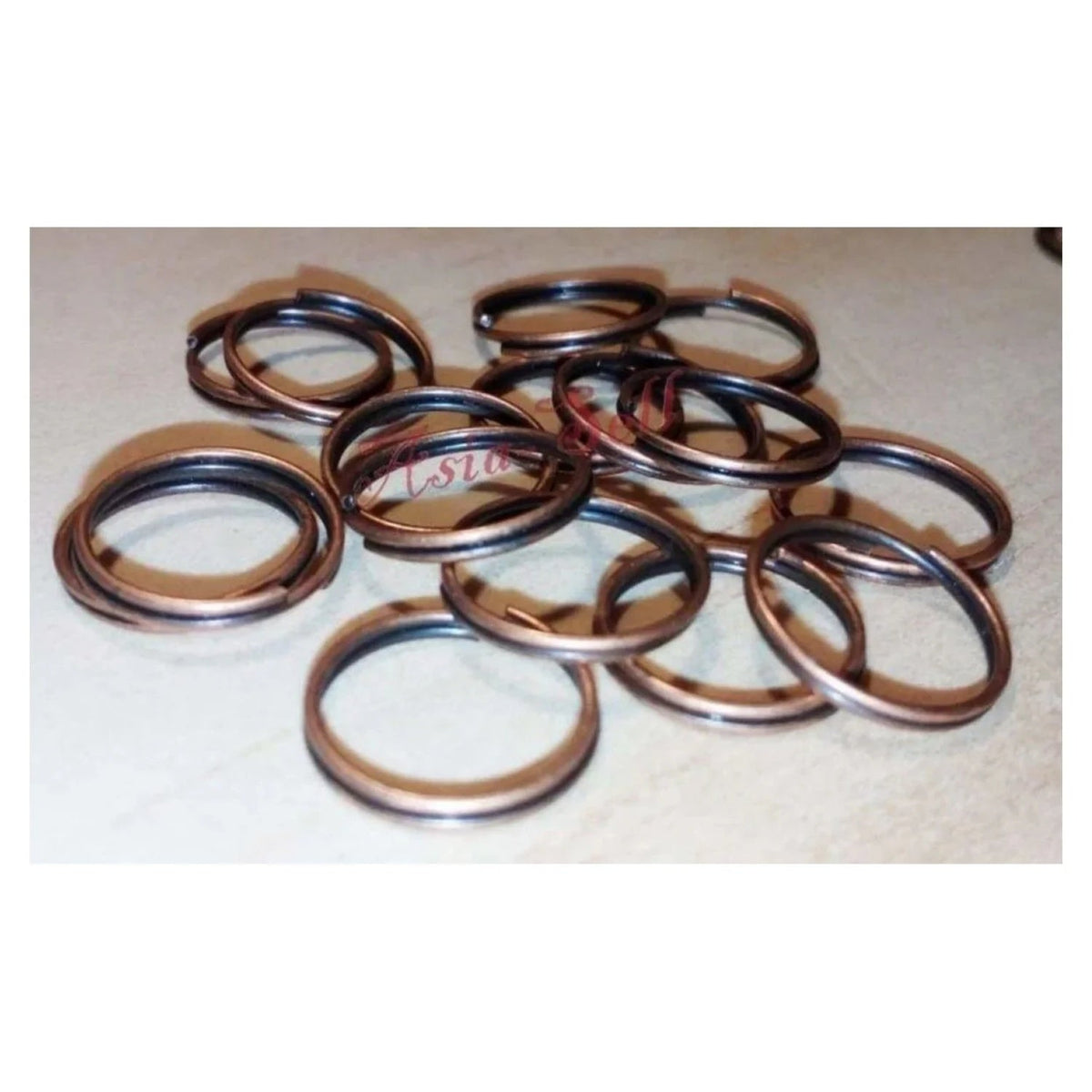12mm Copper Split Key Rings – 200pcs Double Loop