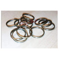 200 6mm Bronze Split Double Loop Key Rings