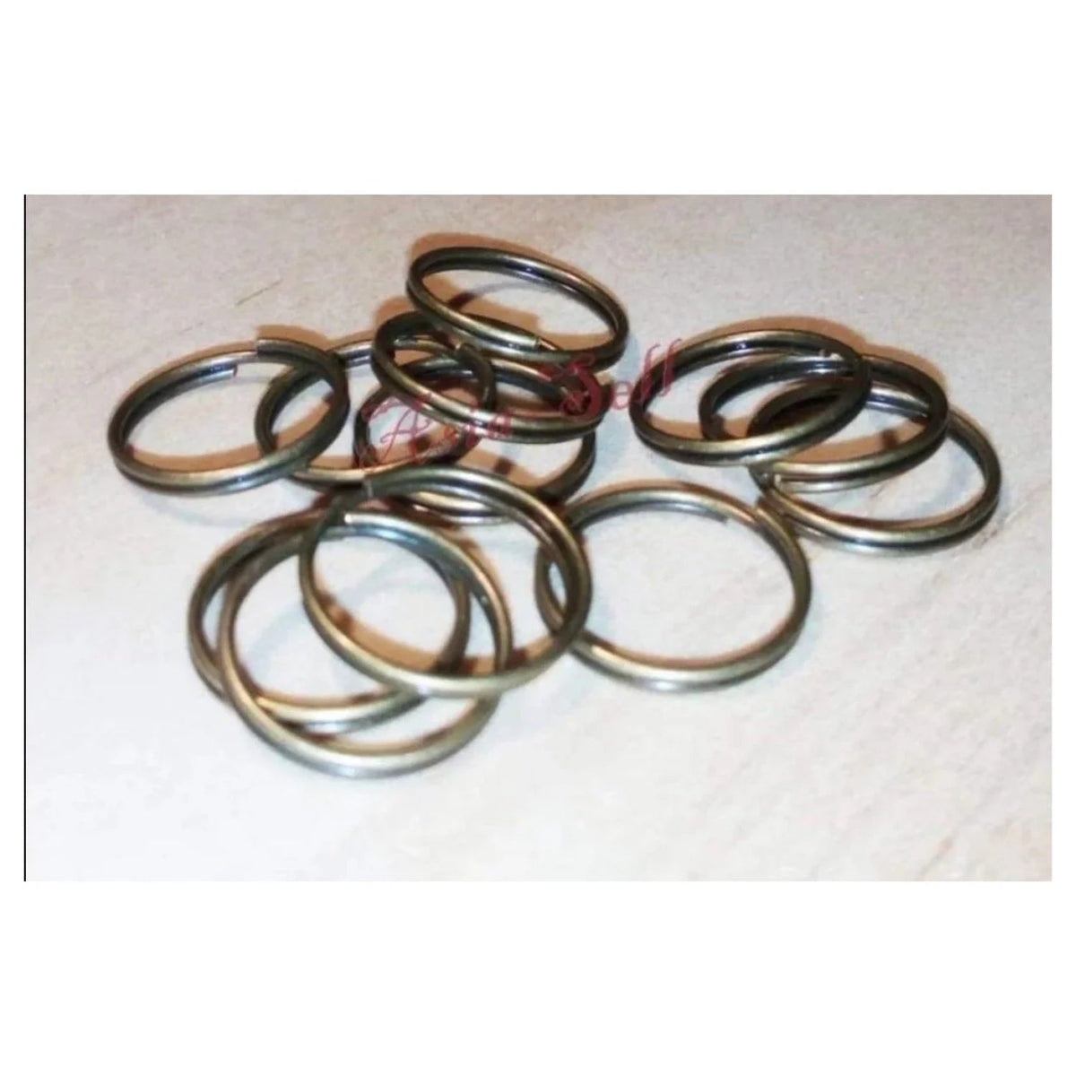 200 6mm Bronze Split Double Loop Key Rings