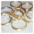 200 x 6mm Gold Split Key Rings Small Double Loop