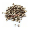 Wooden DIY Craft Lettering Charms 100pcs
