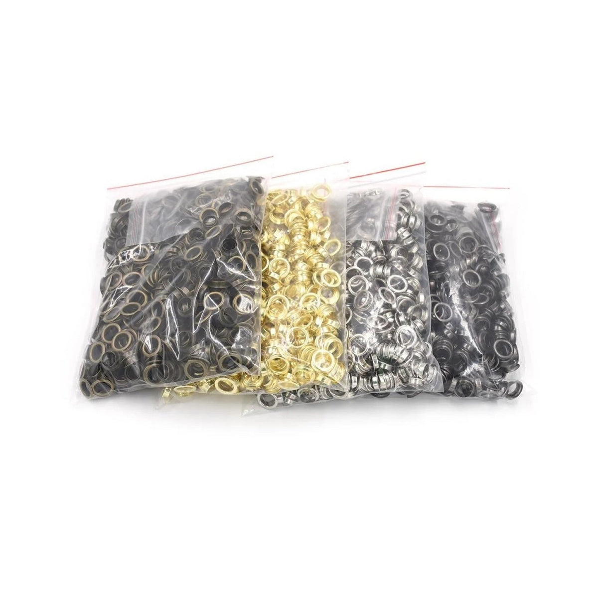 20 Large Metal Eyelets 10mm to 20mm – Gold, Silver, Bronze, Gun Metal