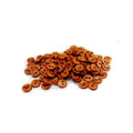20pcs 10mm Brown 2-Hole Round Wooden Buttons