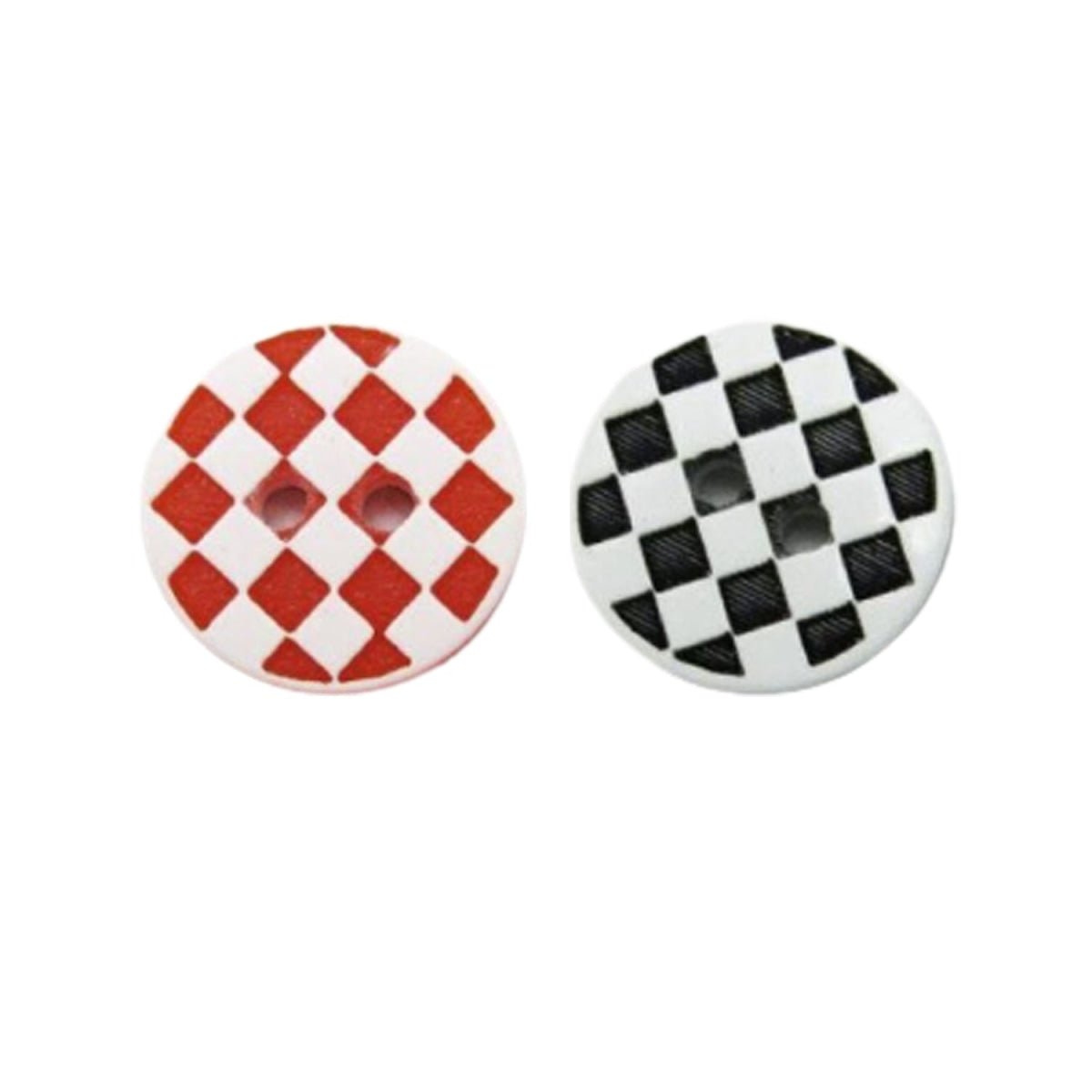 12.5mm 2/4 Hole Mixed Colour Buttons 20pcs