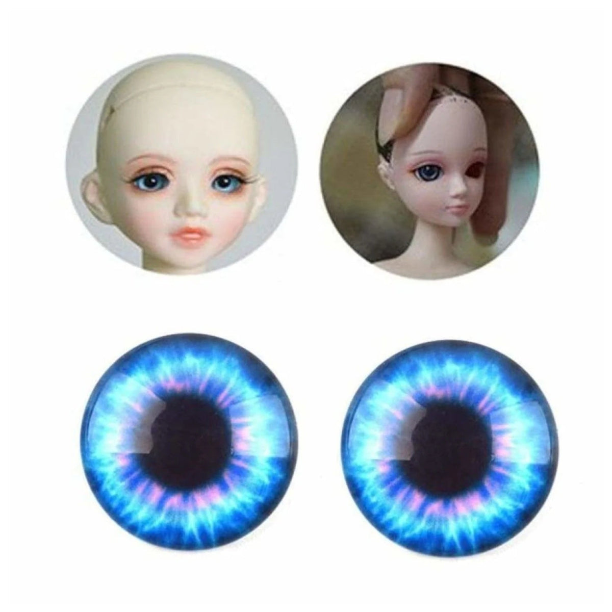 20mm Glass Doll Eyes Pack of 20