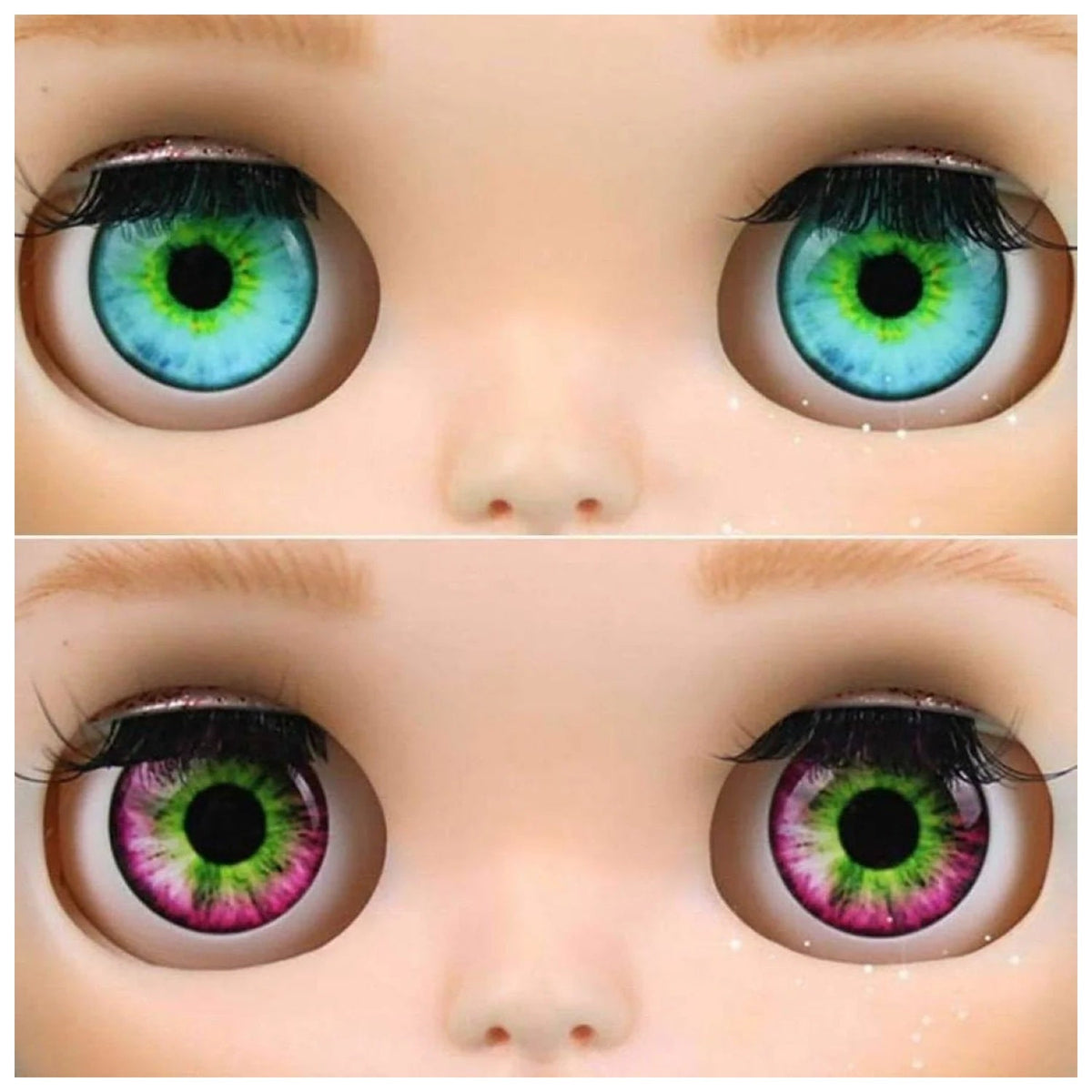 20mm Glass Doll Eyes Pack of 20