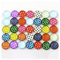 12mm Round Glass Cabochons Mixed Photographic Backing – 20pcs