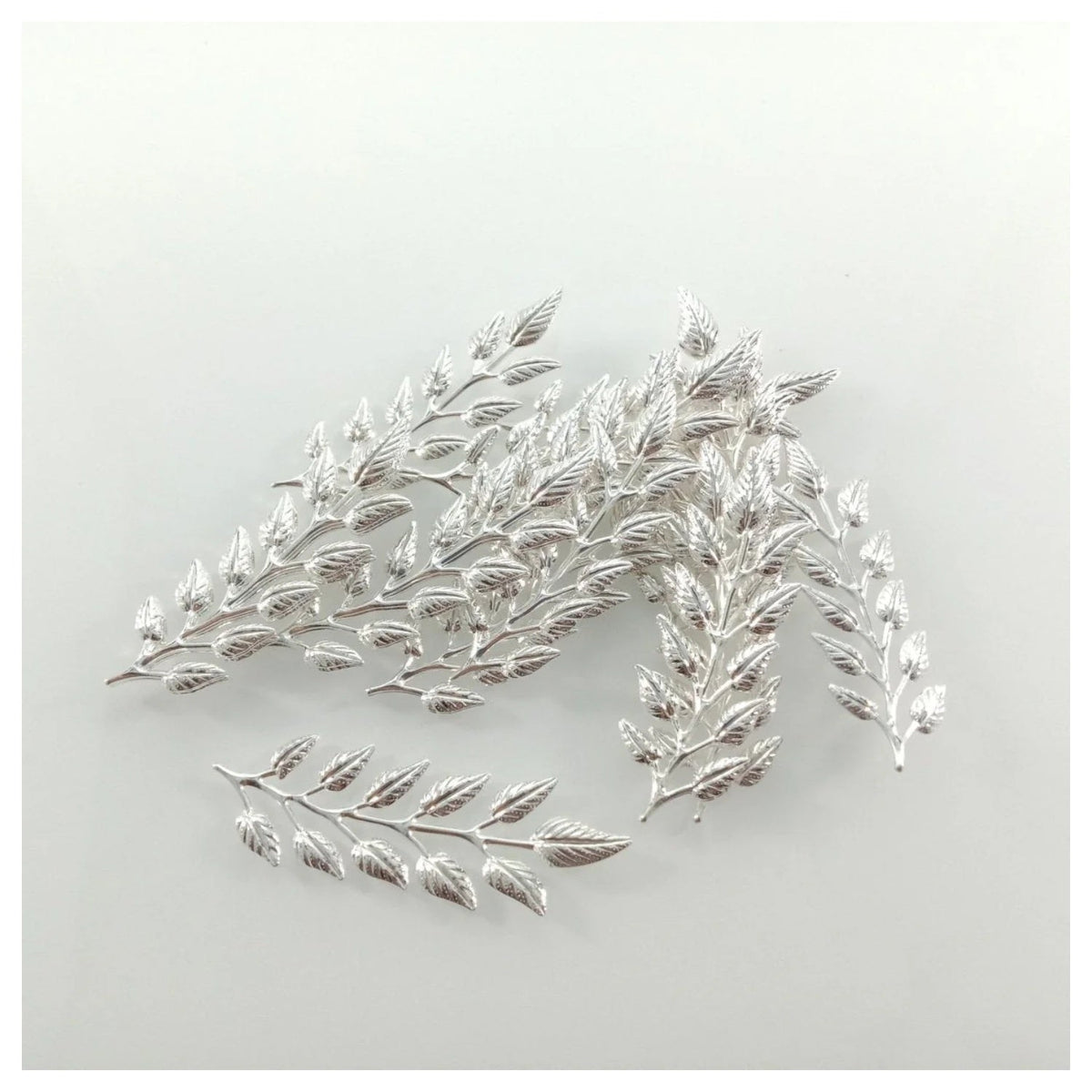 20pcs 19x64mm Gold Bronze Brass Silver Colour Leaf Leaves Charm Pendant Jewellery Making Craft DIY - Bronze - Asia Sell