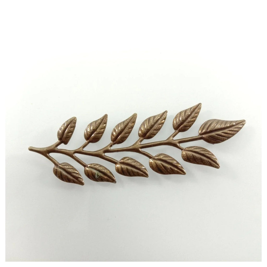 20pcs 19x64mm Gold Bronze Brass Silver Colour Leaf Leaves Charm Pendant Jewellery Making Craft DIY - Bronze - Asia Sell