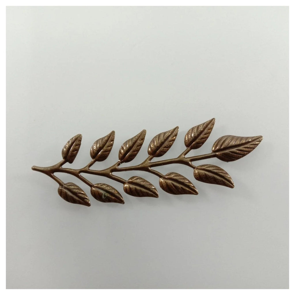 20pcs 19x64mm Gold Bronze Brass Silver Colour Leaf Leaves Charm Pendant Jewellery Making Craft DIY - Gold - Asia Sell
