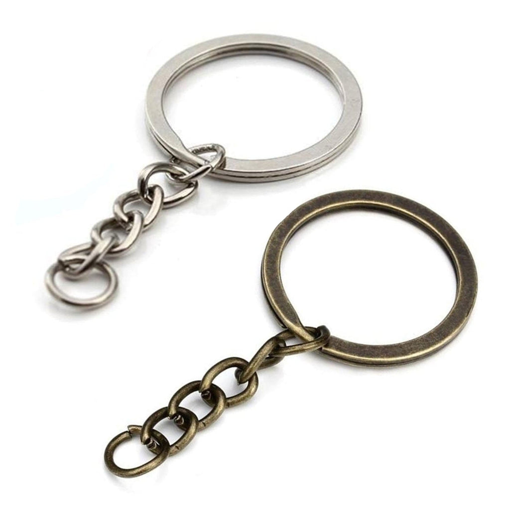 28mm Ancient Keyring Split Ring Key Chains – 20pcs