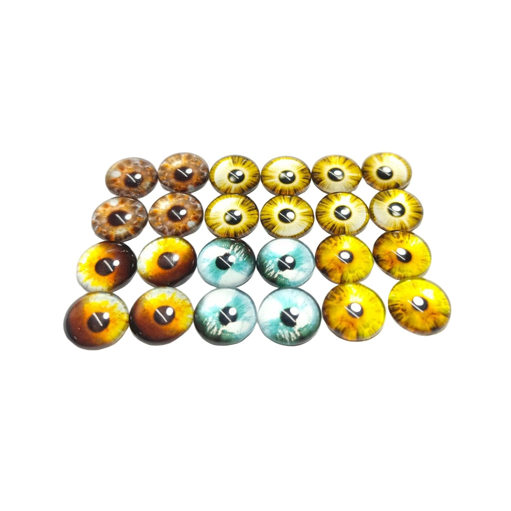 Glass Doll Eyes 8mm 12mm 18mm for DIY Crafts – 12mm