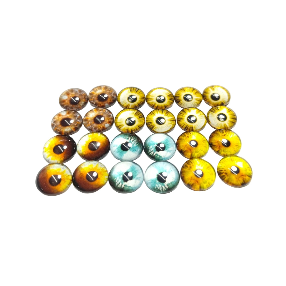 Glass Doll Eyes 8mm 12mm 18mm for DIY Crafts – 12mm