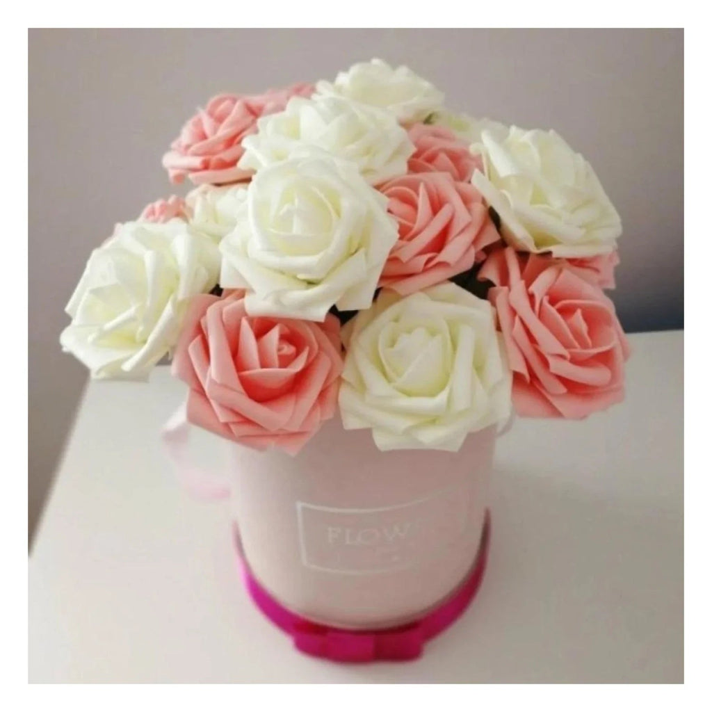 20pcs 7cm Artificial Foam Rose Bouquet