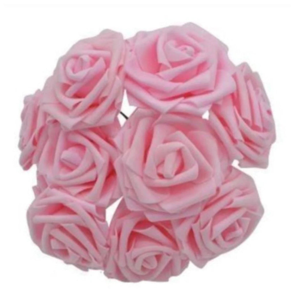 20pcs 7cm Artificial Foam Rose Bouquet