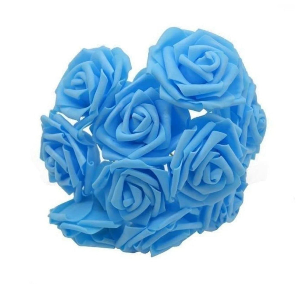 20pcs 7cm Artificial Foam Rose Bouquet