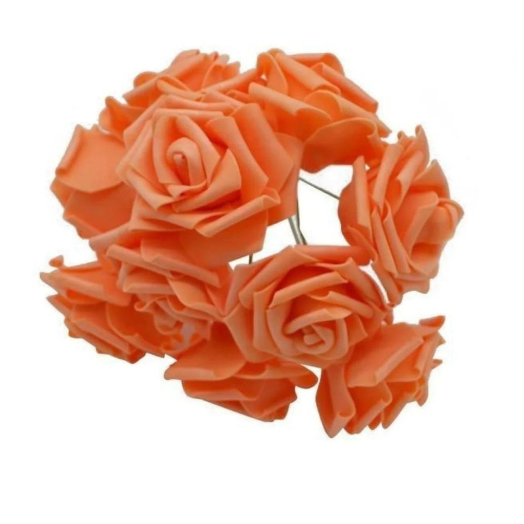 20pcs 7cm Artificial Foam Rose Bouquet