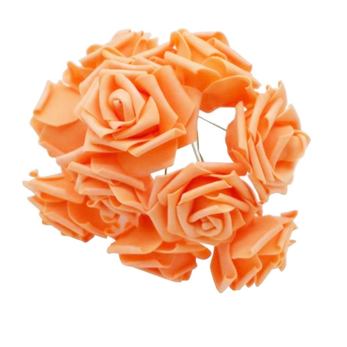 20pcs 7cm Artificial Foam Rose Bouquet