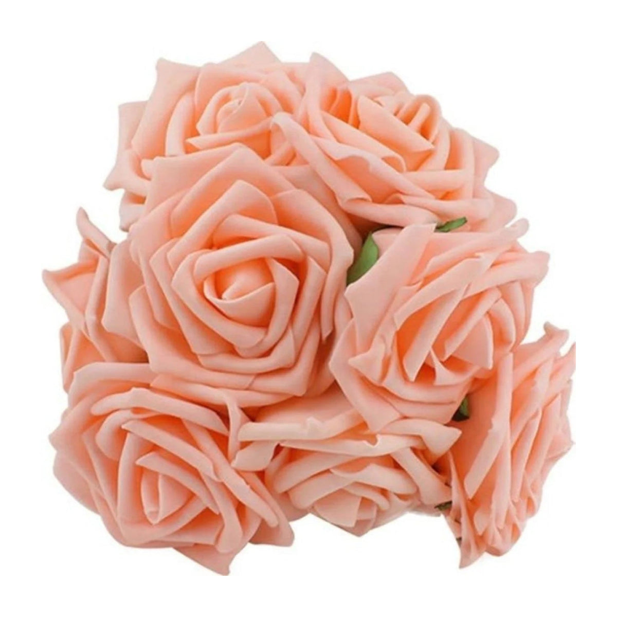 20pcs 7cm Artificial Foam Rose Bouquet – Rose Pink
